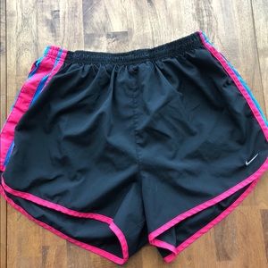 Nike | Black and Pink Women’s Dri-Fit Shorts